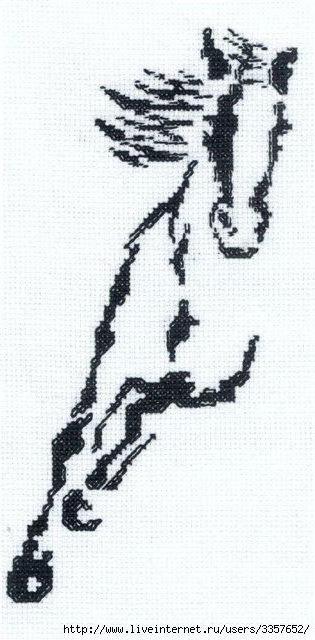 Схемы вышивки «лошадь» (стр. 1) - Вышивка крестом